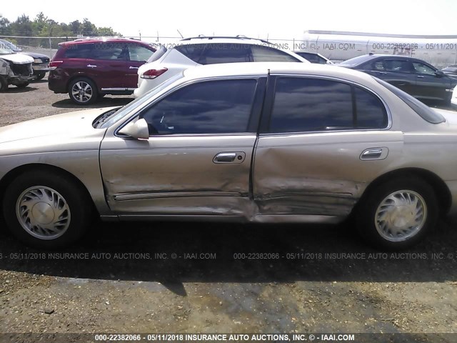 1LNLM97V2VY663422 - 1997 LINCOLN CONTINENTAL  TAN photo 6