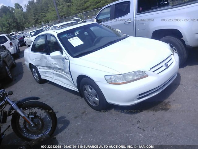 1HGCG16522A044906 - 2002 HONDA ACCORD EX WHITE photo 1