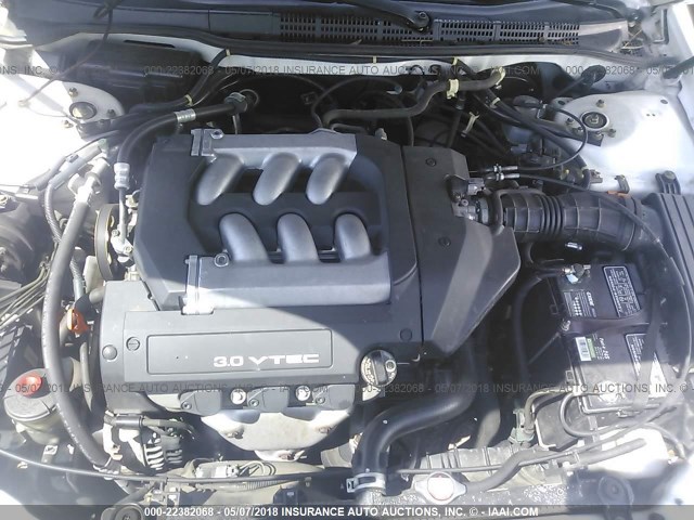 1HGCG16522A044906 - 2002 HONDA ACCORD EX 白色 照片 10