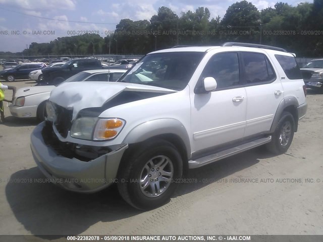 5TDZT34A94S218802 - 2004 TOYOTA SEQUOIA SR5 白色 照片 2