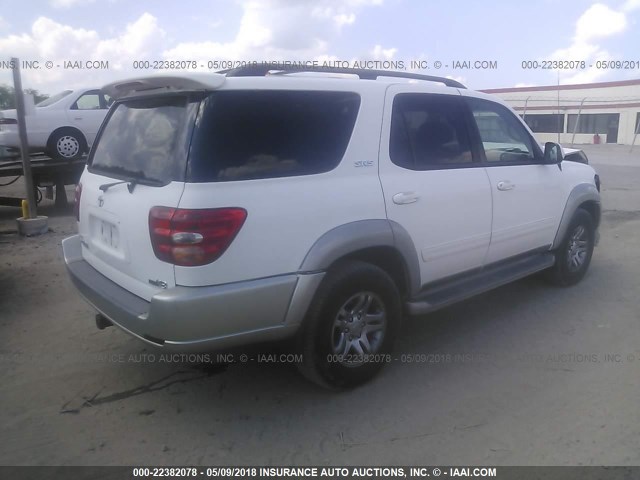 5TDZT34A94S218802 - 2004 TOYOTA SEQUOIA SR5 白色 照片 4