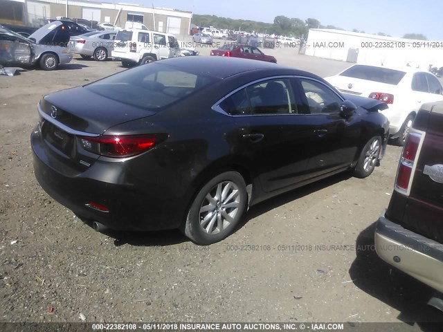 JM1GJ1U55G1405332 - 2016 MAZDA 6 SPORT GRAY photo 4