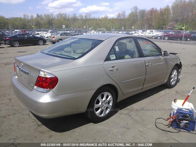 4T1BF30K15U611774 - 2005 TOYOTA CAMRY LE/XLE/SE 棕色 照片 4