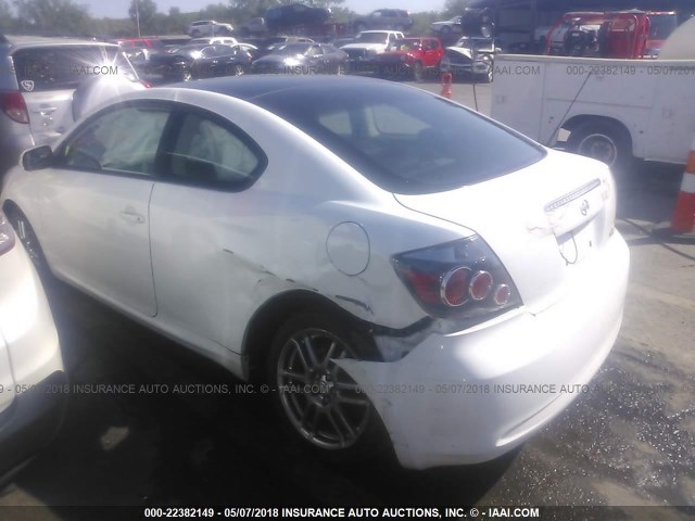 JTKDE167680227050 - 2008 TOYOTA SCION TC 白色 照片 3