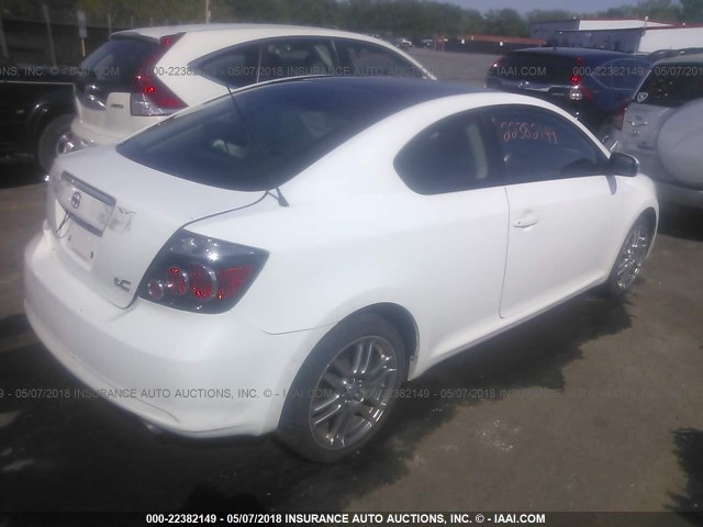 JTKDE167680227050 - 2008 TOYOTA SCION TC 白色 照片 4