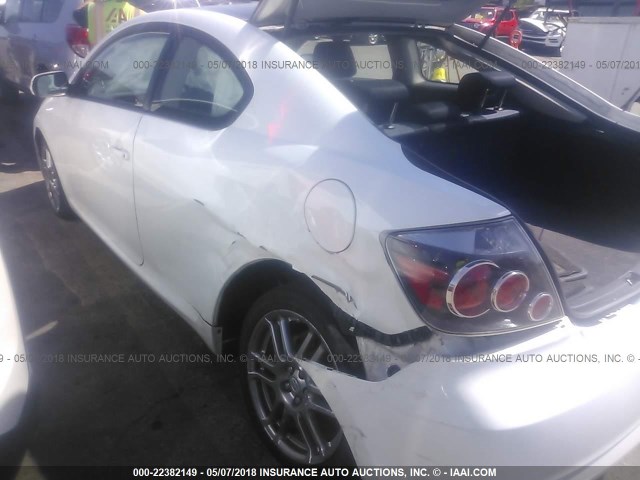 JTKDE167680227050 - 2008 TOYOTA SCION TC 白色 照片 6