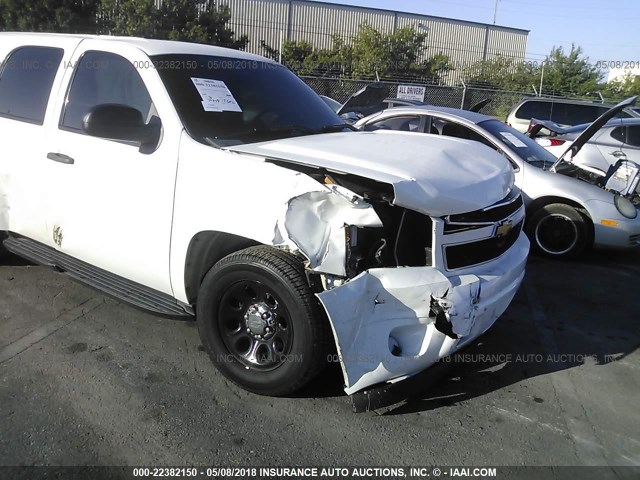 1GNLC2E0XDR300887 - 2013 CHEVROLET TAHOE POLICE WHITE photo 6