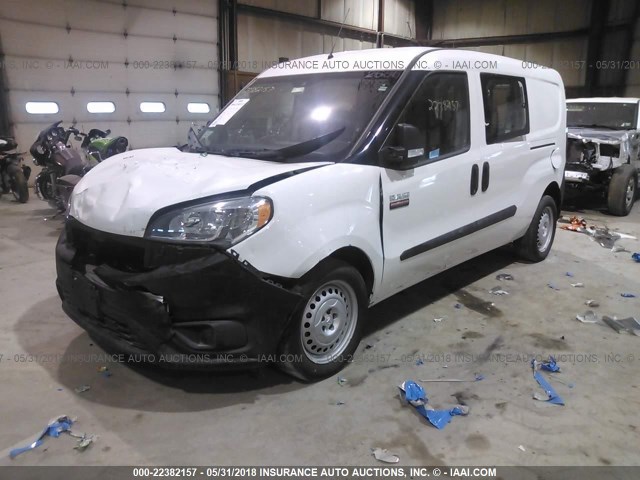 ZFBERFAT1G6C72688 - 2016 RAM PROMASTER CITY  WHITE photo 2