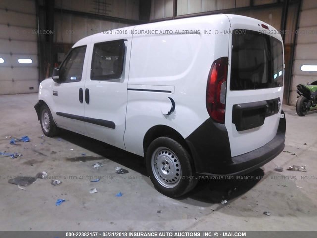 ZFBERFAT1G6C72688 - 2016 RAM PROMASTER CITY  WHITE photo 3