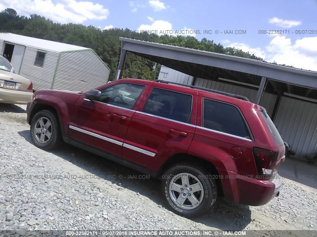 1J4HR58N46C160356 - 2006 JEEP GRAND CHEROKEE LIMITED BURGUNDY photo 3