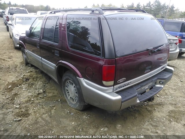 1GKDT13W1Y2207953 - 2000 GMC JIMMY / ENVOY  MAROON photo 3