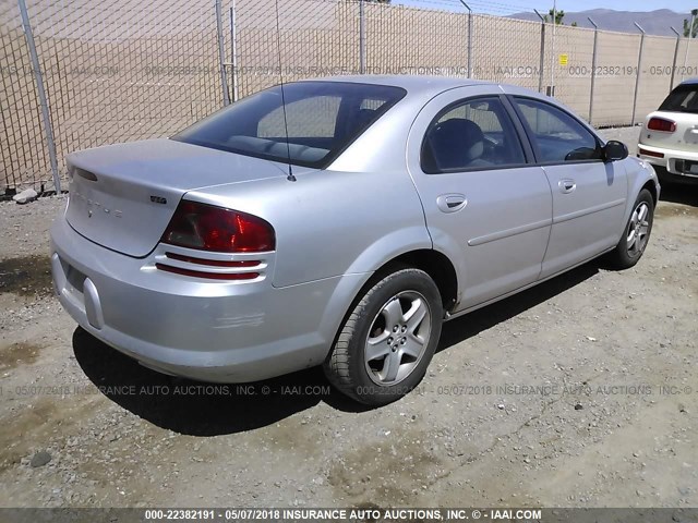 1B3EL46X22N281654 - 2002 DODGE STRATUS SE PLUS SILVER photo 4