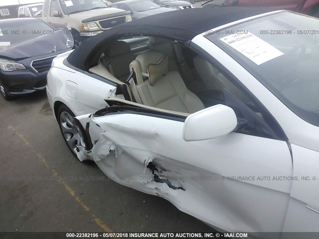 WBAEK13426CN77220 - 2006 BMW 650 I WHITE photo 6