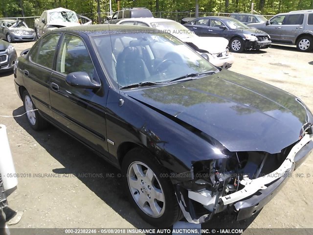 3N1CB51D65L565050 - 2005 NISSAN SENTRA 1.8/1.8S BLACK photo 1