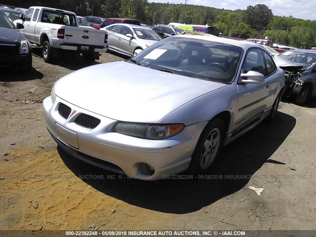 1G2WP12K61F147548 - 2001 PONTIAC GRAND PRIX GT SILVER photo 2