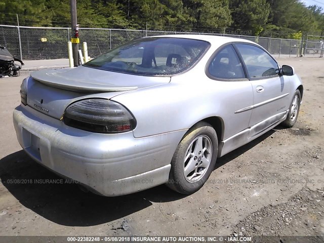 1G2WP12K61F147548 - 2001 PONTIAC GRAND PRIX GT SILVER photo 4