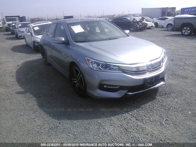 1HGCR2F13HA058948 - 2017 HONDA ACCORD SPORT SPECIAL EDITION SILVER photo 1