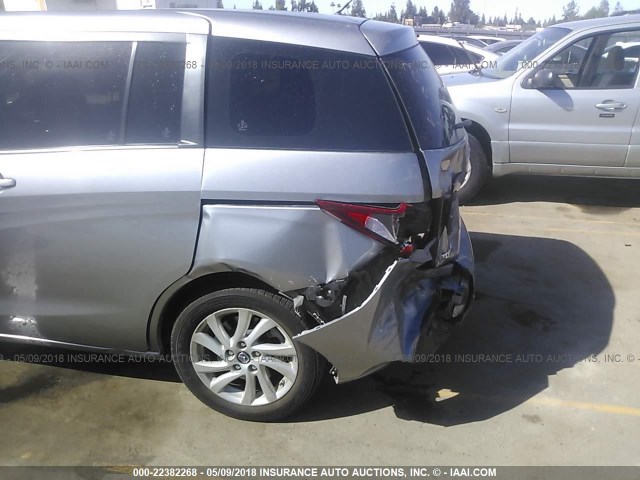 JM1CW2BL7F0178706 - 2015 MAZDA 5 SPORT GRAY photo 6