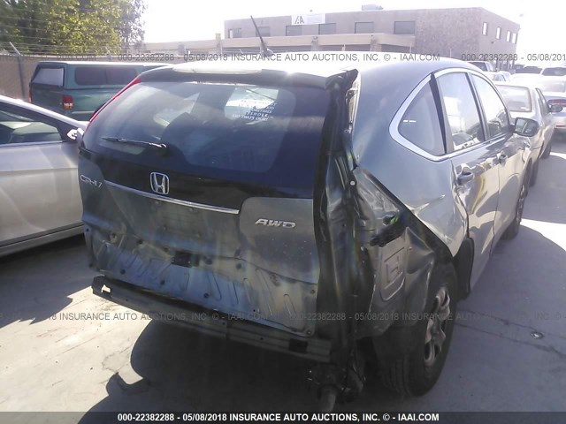 5J6RM4H3XCL016835 - 2012 HONDA CR-V LX Açıq mavi foto 4