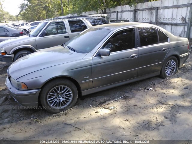 WBADT63413CK33119 - 2003 BMW 530 I AUTOMATIC GRAY photo 2