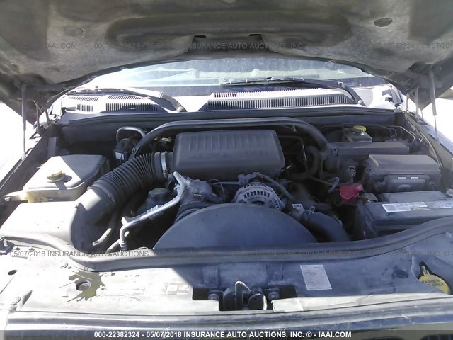 1J8HG48N36C168575 - 2006 JEEP COMMANDER BLACK photo 10