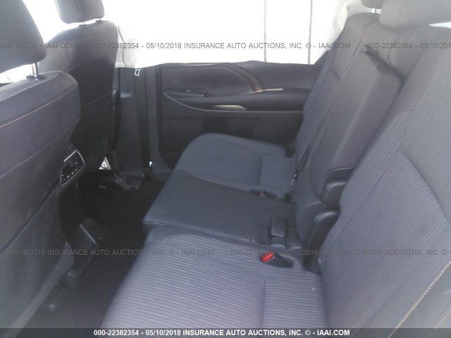 5TDZKRFH7GS186968 - 2016 TOYOTA HIGHLANDER LE/LE PLUS SILVER photo 8