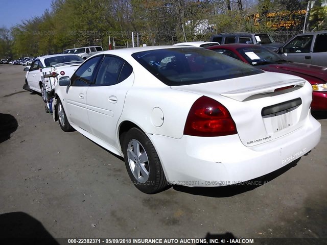 2G2WP552181142794 - 2008 PONTIAC GRAND PRIX თეთრი ფოტო 3
