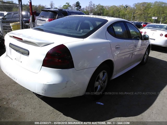 2G2WP552181142794 - 2008 PONTIAC GRAND PRIX თეთრი ფოტო 4