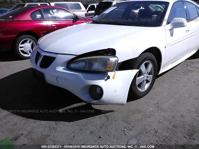 2G2WP552181142794 - 2008 PONTIAC GRAND PRIX თეთრი ფოტო 6
