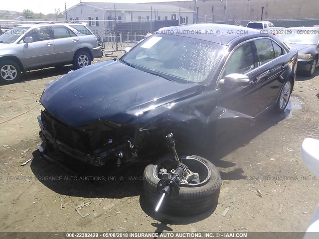 1FAHP2F80FG153359 - 2015 FORD TAURUS LIMITED BLACK photo 2