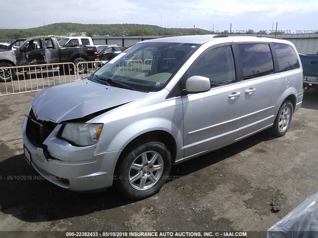 2A8HR54P88R656275 - 2008 CHRYSLER TOWN & COUNTRY TOURING SILVER photo 2