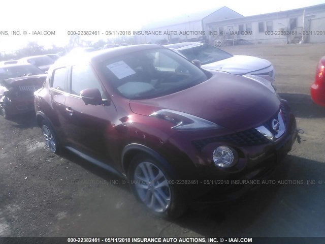 JN8AF5MV7FT558591 - 2015 NISSAN JUKE S/SV/SL/NISMO RED photo 1