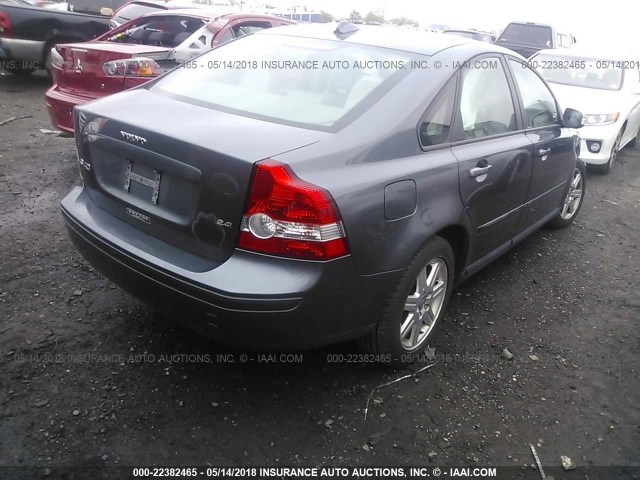 YV1MS382472304525 - 2007 VOLVO S40 2.4I GRAY photo 4