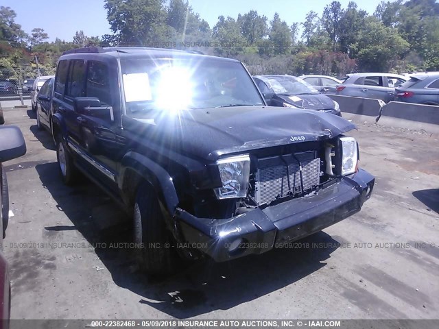 1J8HG48K56C304050 - 2006 JEEP COMMANDER შავი ფოტო 1