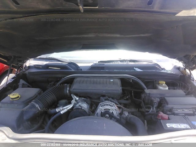 1J8HG48K56C304050 - 2006 JEEP COMMANDER შავი ფოტო 10