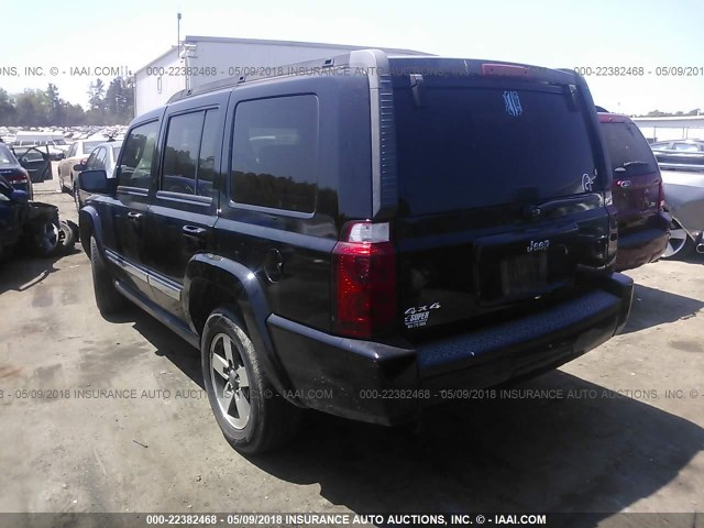 1J8HG48K56C304050 - 2006 JEEP COMMANDER შავი ფოტო 3