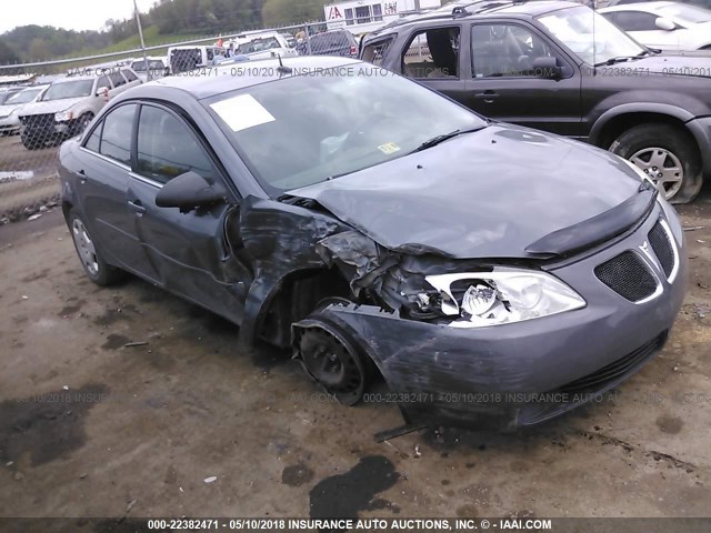 1G2ZF57B484265233 - 2008 PONTIAC G6 VALUE LEADER/BASE GRAY photo 1