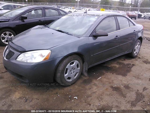 1G2ZF57B484265233 - 2008 PONTIAC G6 VALUE LEADER/BASE GRAY photo 2
