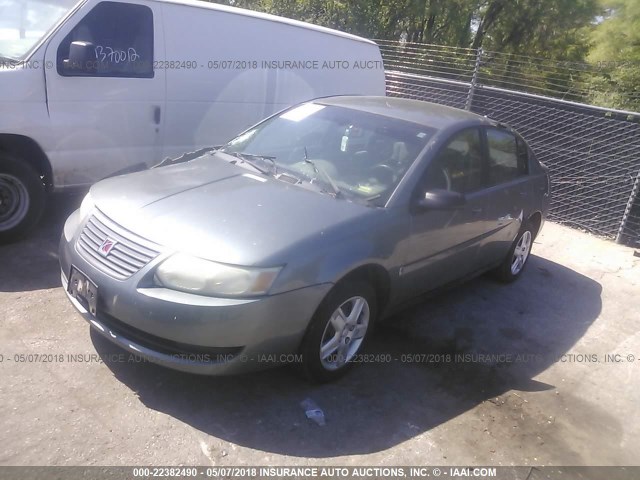 1G8AZ55FX7Z108324 - 2007 SATURN ION LEVEL 2 GRAY photo 2