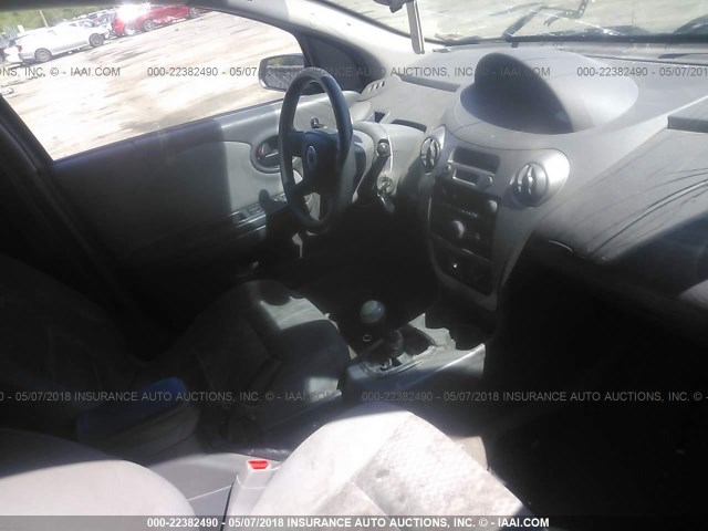1G8AZ55FX7Z108324 - 2007 SATURN ION LEVEL 2 GRAY photo 5