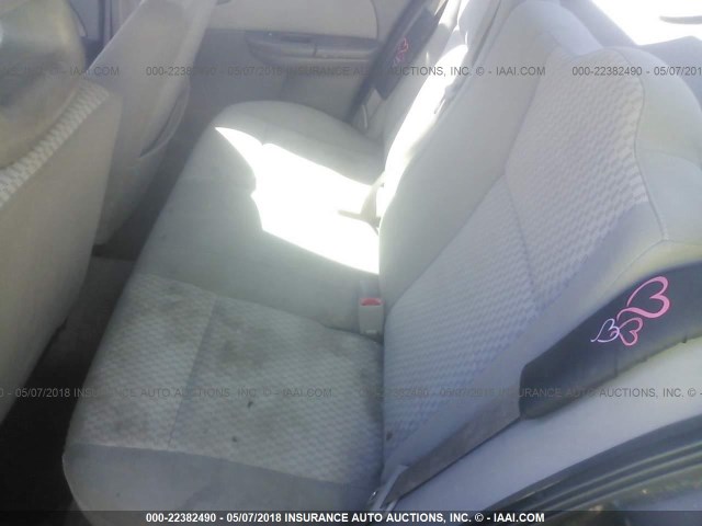 1G8AZ55FX7Z108324 - 2007 SATURN ION LEVEL 2 GRAY photo 8