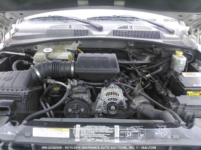 1J4GL48K22W120170 - 2002 JEEP LIBERTY SPORT Gümüş foto 10