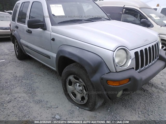 1J4GL48K22W120170 - 2002 JEEP LIBERTY SPORT Gümüş foto 6