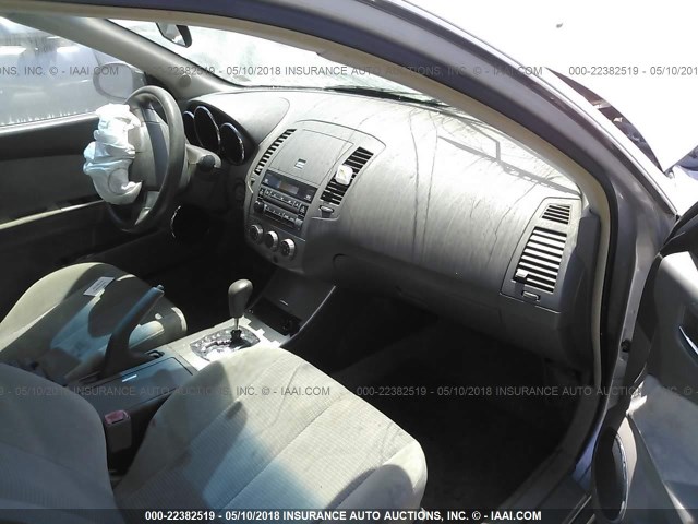 1N4AL11D25N900580 - 2005 NISSAN ALTIMA S/SL SILVER photo 5