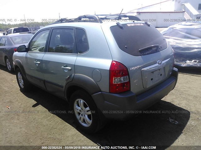 KM8JN72D77U671307 - 2007 HYUNDAI TUCSON SE/LIMITED GREEN photo 3