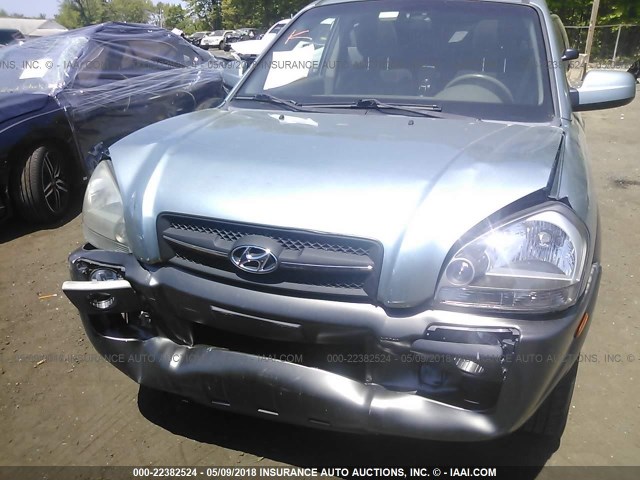 KM8JN72D77U671307 - 2007 HYUNDAI TUCSON SE/LIMITED GREEN photo 6