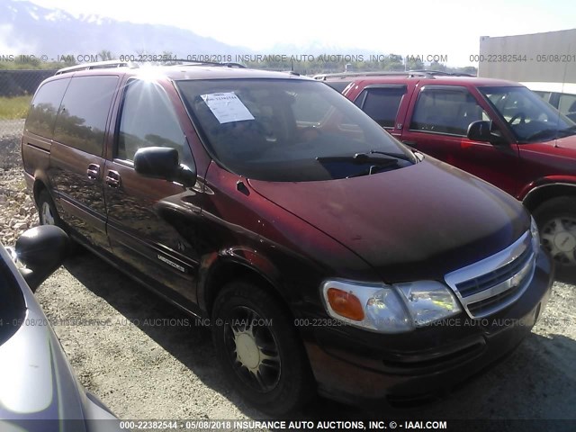 1GNDX13E22D277570 - 2002 CHEVROLET VENTURE LUXURY RED photo 1