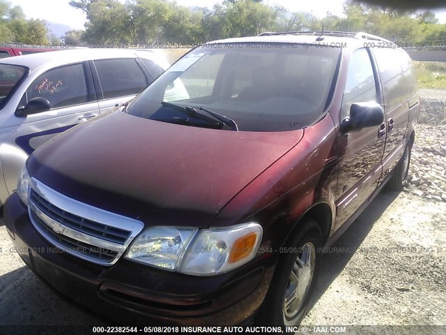 1GNDX13E22D277570 - 2002 CHEVROLET VENTURE LUXURY RED photo 6