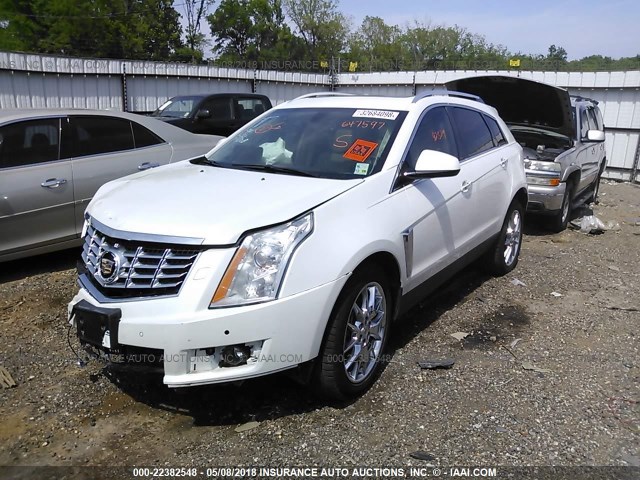 3GYFNCE33ES647597 - 2014 CADILLAC SRX PERFORMANCE COLLECTION Ақ фото 2