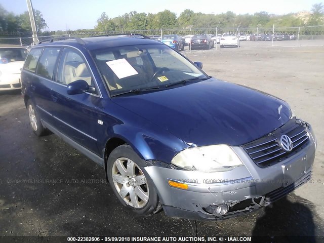 WVWWH63B43E022643 - 2003 VOLKSWAGEN PASSAT GLX 蓝色 照片 1